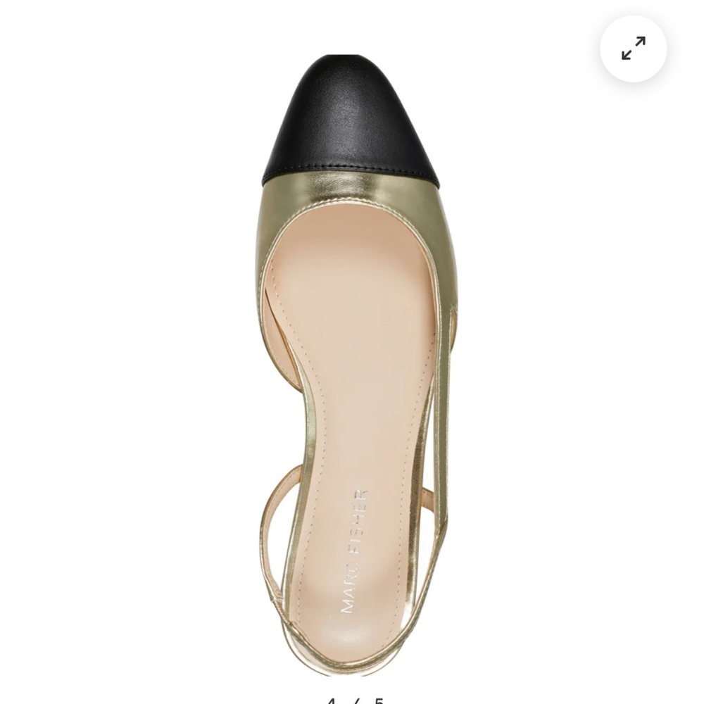 Mark Fisher Dela Pointy Toe Slingback Flats Women’s Dress Shoes Size 7.5 - Picture 3 of 9